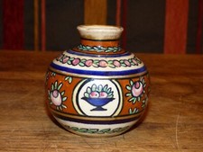 ancien petit vase Alfred Renoleau Angoulême (ARA ) décor à la marquise