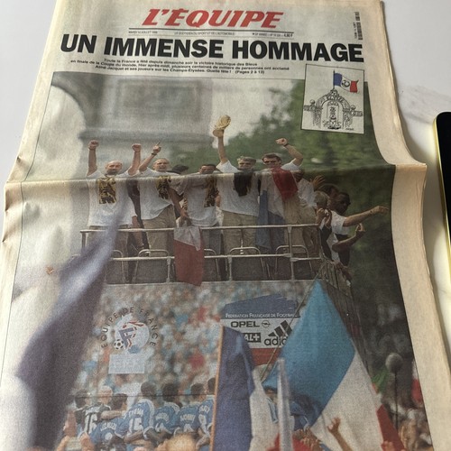 Equipe juillet 1998 - juillet,