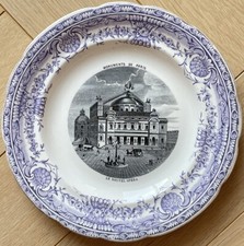 Assiette parlante en faïence