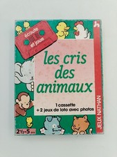 Les Cris Des Animaux 1991 Jeux Nathan Jeu De Loto Cassette Audio K7 Photos