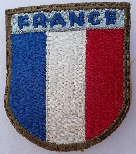 Insigne tissu ww2 - tissu, france