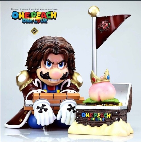One peach figurine mario - one,