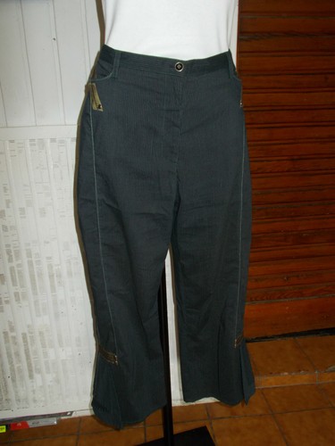 Pantalon court pantacourt gris - court,