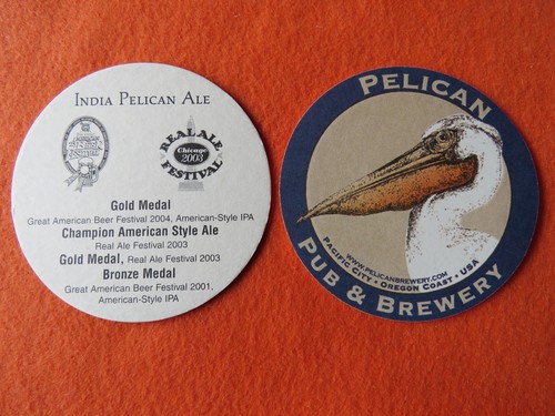 Sous verre biére - pelican, pub