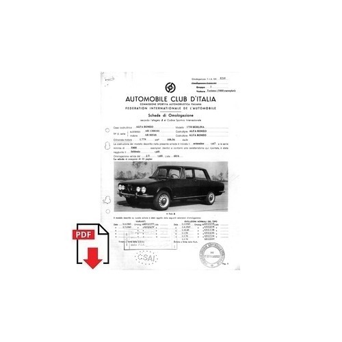 1968 alfa romeo 1750 berlina - alfa,