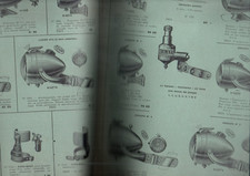 rare catalogue ancien cycle velo eclairage phare pile lampe de poche wonder 1937