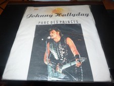 RARE! T-SHIRT "JOHNNY HALLYDAY