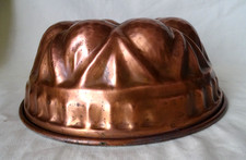 Moule Kouglof , cuivre  ancien étamé , diamétre 25,5 cm