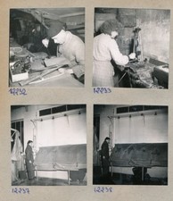 PARIS c. 1950 - 15 Photos Usine RACLET Tente Caravane Trigano - Pl 218