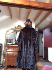 Fourrure Coat Vison Dark Brown T M New Italian Design