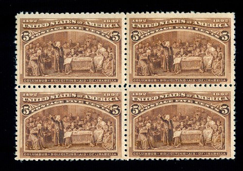 Momen stamps 234 mint og - us, #234