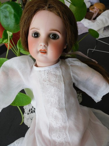 Antique doll cookie head - cookie,