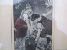 Tapisserie ancienne miniature - ancienne,