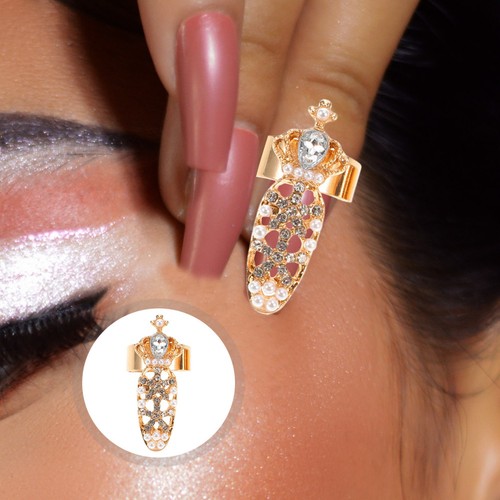 Pcs strass ongle bague pour - strass,