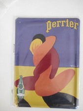 Plaque métal Perrier Vintage