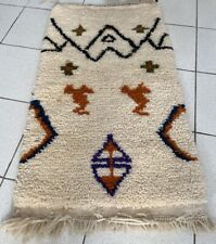 Tapis ? En Laine Fait Main Neuf Sans Étiquette