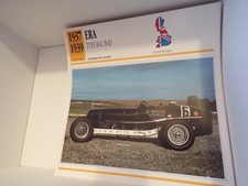 FICHE carte CARD voiture car