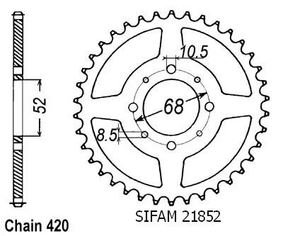 Couronne suzuki 50 - lt,
