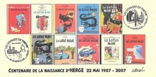 FRANCE 2007 FDC carte TINTIN