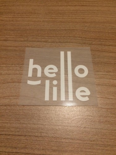 Flocage sponsor officiel hello - flocage,