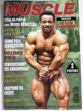 ►LE MONDE DU MUSCLE n°92 -1990 - MOMO BENAZIZA - KAWAK - NUBRET -CHRIS DICKERSON