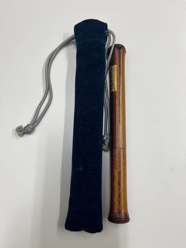 Stylo plume bambou fumé - plume,