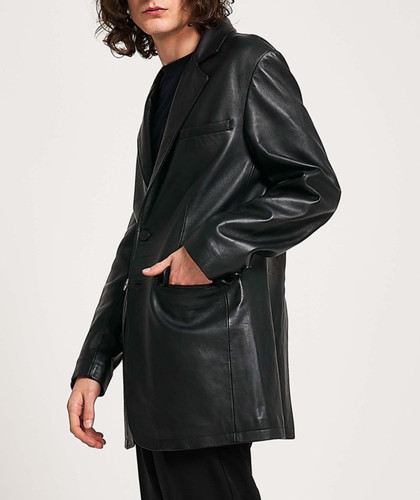 Veste blazer homme - en, cuir