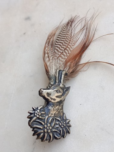 Broche chasse ancienne - chasse,