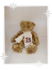 Peluche ours brun echarpe - brun,