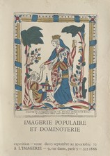 French vintage Poster Affiche Naive and popular art Paris exhibition 1972
