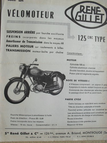 Rene gillet gamme - gamme, 1955