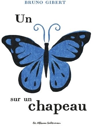 Papillon sur chapeau - un,