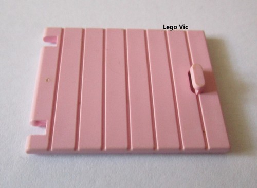 Lego 6078 door 1x4x3 - door, pink