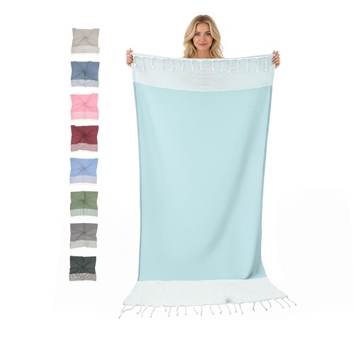 Serviette plage coton xxl - plage,