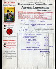 MONTAIGNAC (19) DISTILLERIE du PLATEAU CENTRAL / SALERS "Alfred LABOUNOUX" 1933