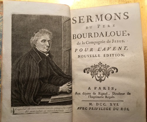 1716 bourdaloue sermons - bourdaloue, pour