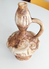 Pichet poterie vase Vallauris signé Santi Dessins Préhistoriques