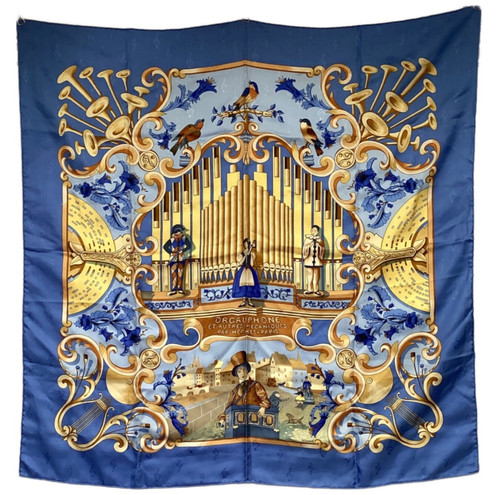 écharpe hermes carre - hermes, 90