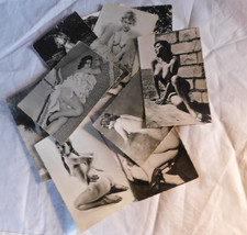 lot de 10 PHOTOS argentique artistique NU féminin femme nue NOIR ET BLANC