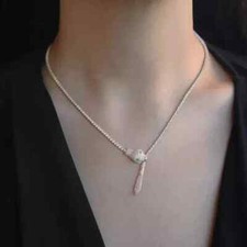 Collier tennis serpent diamant rond 20 carats créé en laboratoire or jaune 14...