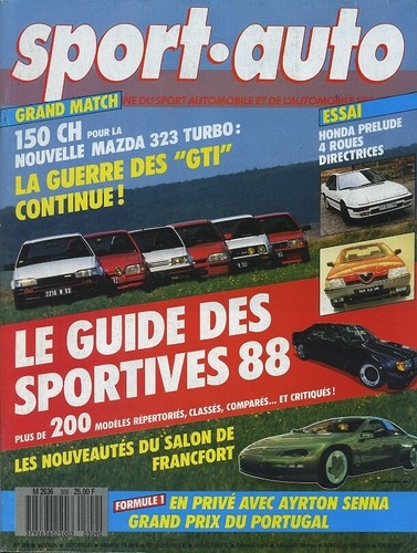 Sport auto 309 1987 - n°309, 10/1987