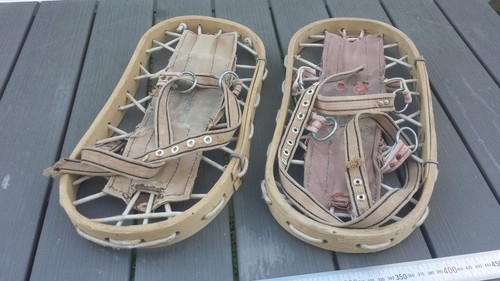 Ancienne paire raquettes - paire, à