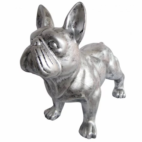 Statue chien bouledogue