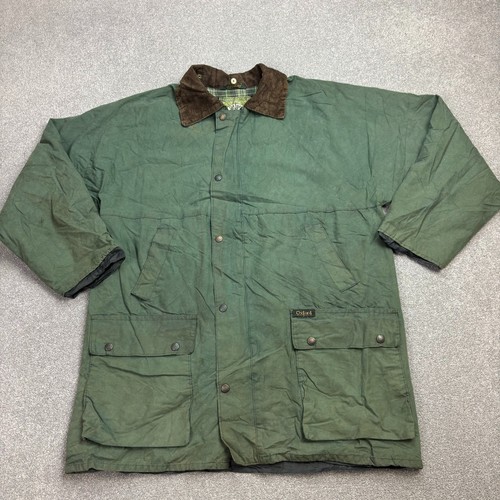 Veste cire bleue oxford - en,