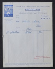 Facture PARIS ST OUEN