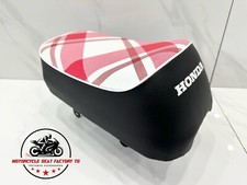 Vélo singe Honda Z50 JDM 1968-1971 siège neuf rose tartan Z50A Z50Z Z50 K0-K2.
