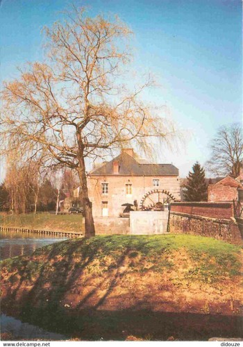 Carte postale moulin à - à, eau