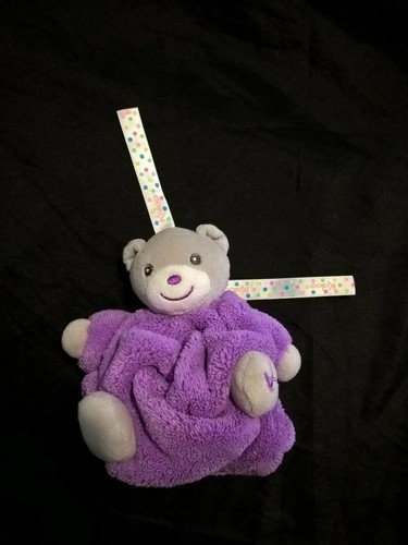 Doudou kaloo ours gris violet - kaloo,