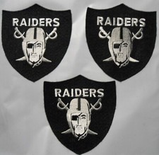 OAKLAND  RAIDERS  3   PATCHES