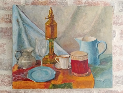 Tableau huile sur - ,, toile